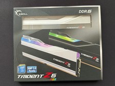 NEW Sealed G.SKILL - Trident Z5 RGB 32GB DDR5 6000MHz RAM 2 x 16GB - Silver