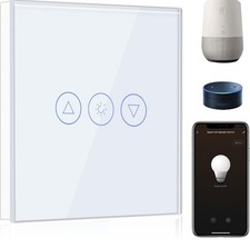 BSEED Smart WiFi Dimmer Switch 1 Gang 1 Way – Works with Alexa & Google Home