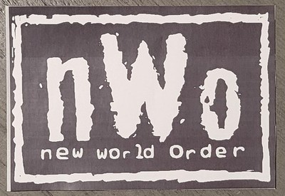 nWo New World Order Sticker Wrestling WCW  (Will Combine Shipping)
