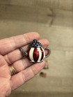 PATRIOTIC USA AMERICAN FLAG LAPEL PINBACK PINS LOT OF 11, Vintage/NOS, Unique — photo 6
