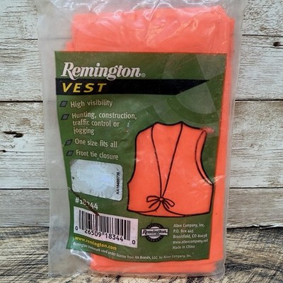 Remington Vest Blaze Orange Upland Hunting Lightweight Packable Deer Hunting