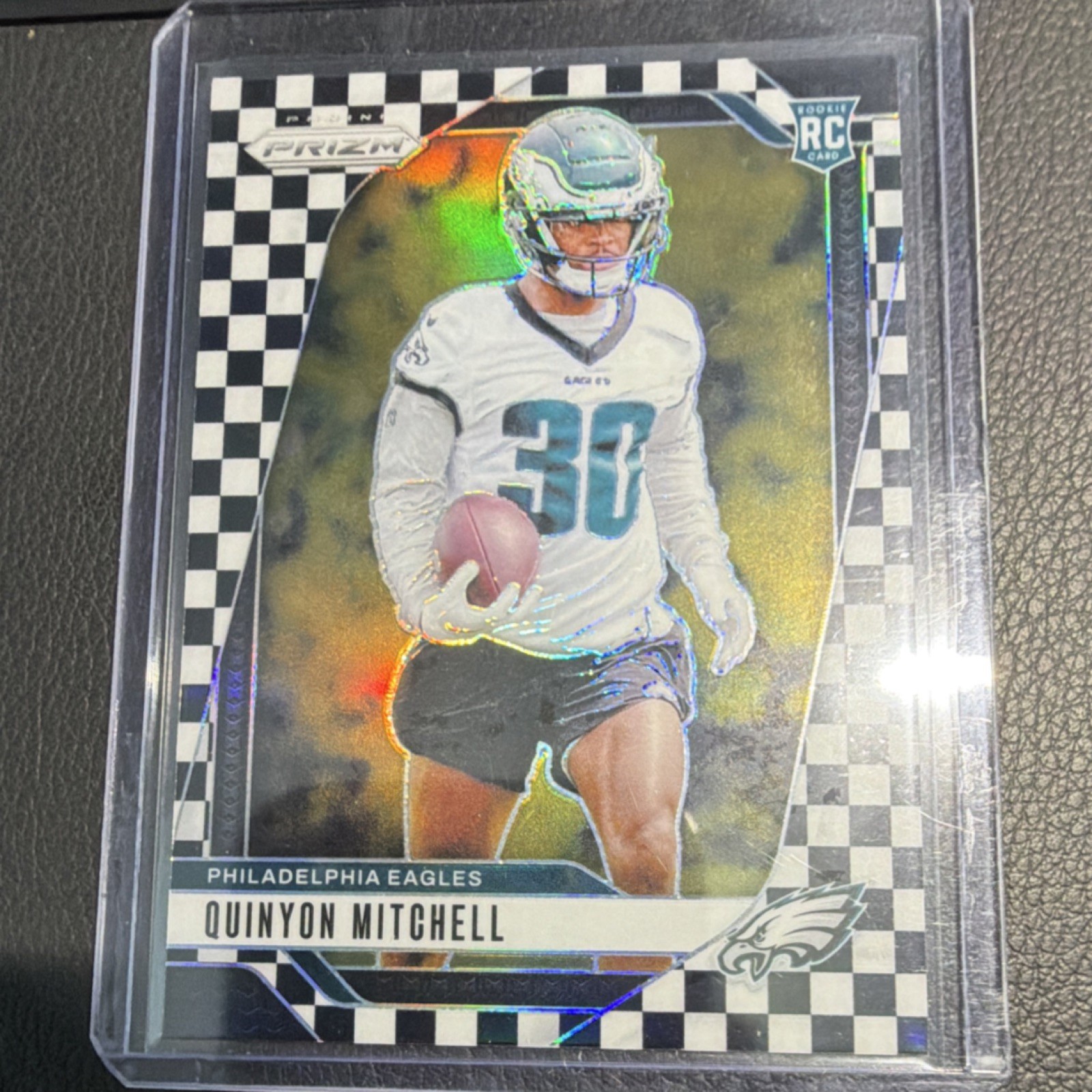 2024 Panini Prizm Quinyon Mitchell #381 Rookie Checkerboard Eagles NFL Football