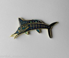 MARLIN GAME FISH SALT WATER FISHING SWORD LAPEL PIN BADGE 3/4 INCH