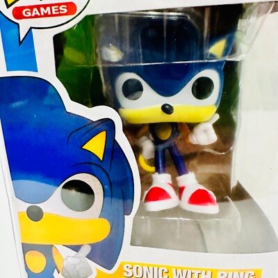 Funko Pop Games Super Sonic with Ring No 283 Vinyl Figure