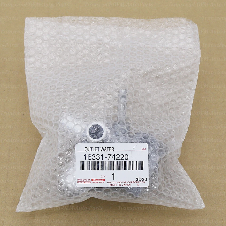 Para Toyota Camry Solara RAV4 Celica OEM Motor Refrigerante Salida Agua 16331-74220 Foto 2 de 4