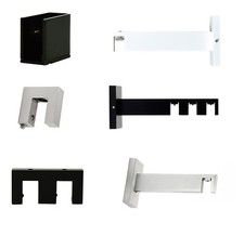 Träger Halter für Innenlauf Gardinenstange 1-/2 lauf 34/12mm Decken-/Wandmontage