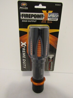 Performance Tool W2653 Firepoint X Xtreme Duty High Output Flashlight 1250 Lumen