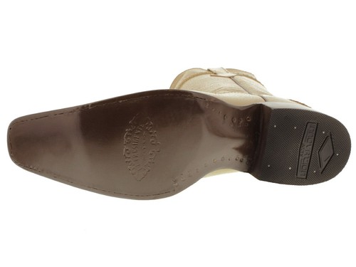 Botas de Vaquero para Hombres Vestido de Rodeo Estampado de Serpiente de Arena Cuadradas Botas Hombre Talla 7.5, 12 - Imagen 6 de 6