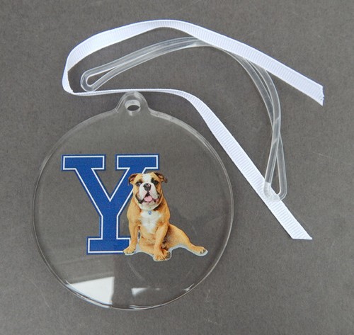 Yale University Ornament BRANDNEU 3,25" rund