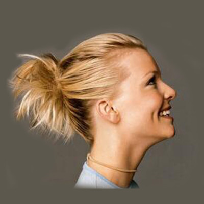 Chignon Postiche (scrunchy) Marron Avec Reflets Dorés - Perruque Partielle Synthétique, Taille M