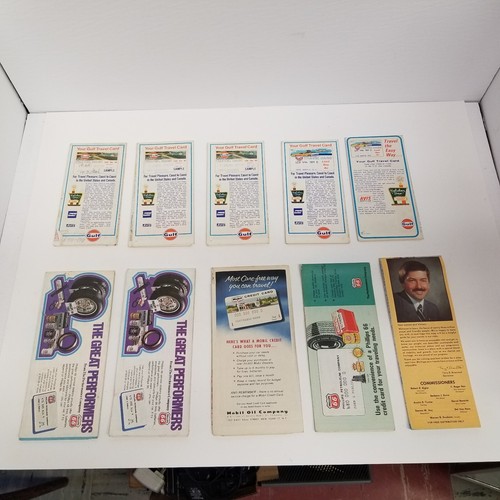 Vintage Travel Map Gas & Oil Advertising Lot of 10, Gulf, Mobil, Philips 66 - Picture 8 of 8