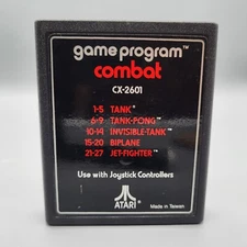 Combat Atari 2600 Game Cartridge 1977 CX-2601 Original Owner Tested Works Great