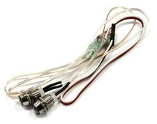 High Brightness LED Light Set+Housing (2) w/ 7 Mode Flash Control for 4V-7VDC