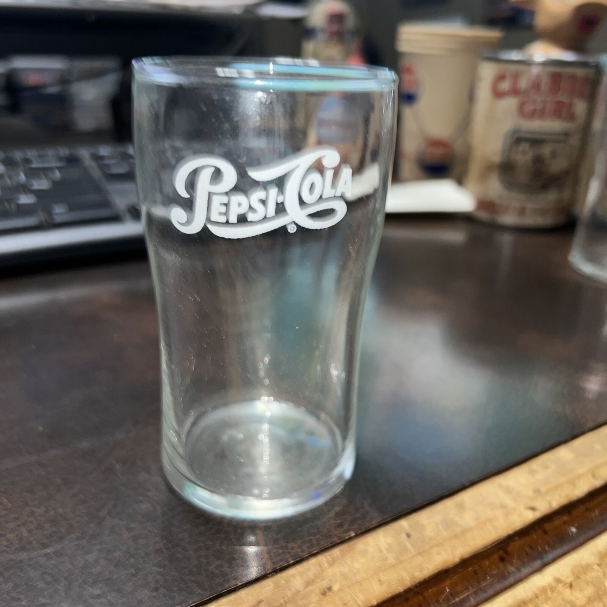 【Vintage】PEPSI COLA ストロー ディスペンサー ガラスケース Vintage Pepsi Toy Soda Fountain Drink Dispenser by Chilton