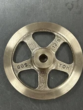 1 PCS. BOSTON GEAR G1219 BRONZE PULLEY 3" DIAMETER FOR ROUND BELTS UP TO 3/16"
