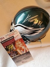 KENNETH KENNY GAINWELL signed EAGLES mini helmet JSA COA