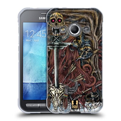 HEAD CASE DESIGNS ANIMAL SKULL COLOURED SOFT GEL CASE FOR SAMSUNG PHONES 4