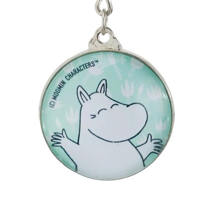 nordicbuddies  Moomin Mumintroll Happy Schlüsselanhänger türkis