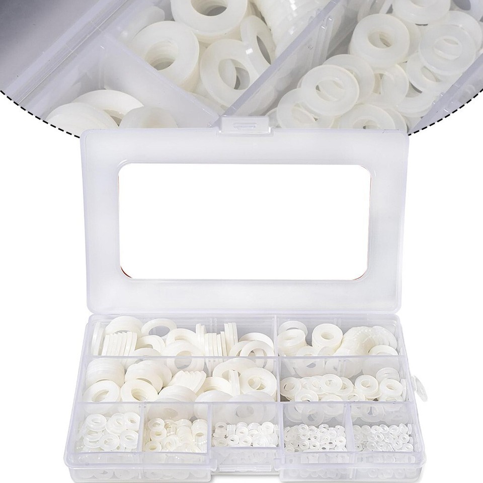 Essential Nylon Washers Set 780pcs with a Range of Sizes for Diverse