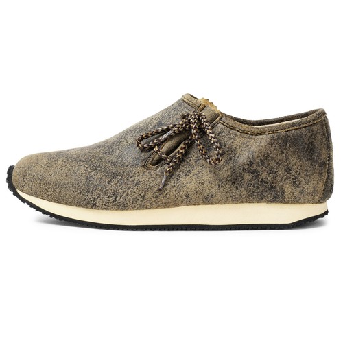 Zapatillas de hombre PAULGOS cuero auténtico zapatos de ocio aspecto zapatos tradicionales avena - Imagen 6 de 12