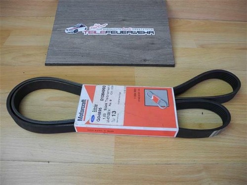 FORD Motorcraft Keilrippenriemen G04895 1084993 Escort V VI Fiesta III 1.6l 1.8l