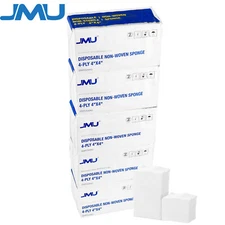 1000Pcs-5Bags Medical 4-Ply Non-Woven Sponge Disposable Cotton Gauze Pads 4"x4"