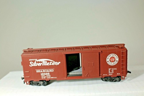 MANTUA Seaboard 19598 Heavy 41' STL Boxcar 734-302 marrón | Zustand: Used