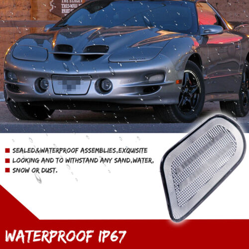 Side Marker Corner Parking Lights Turn Signals Pair Set NEW for 98-02 Trans Am - Picture 4 of 9