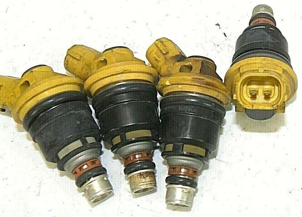 2004-06 SUBARU LEGACY GT OBXT FXT STI FUEL INJECTOR SET SIDE FEED OEM 16600AA170 - Image 4 of 4