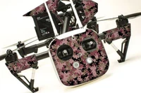 DJI Inspire 1 Quadcopter/Drone, Transmitter, Battery Wrap/Skin | Digi Camo Red