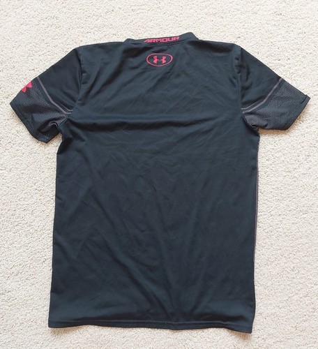 Under Armor SZ YXL Heat Gear Fitted Star Wars Graphic T-Shirt Darth Vader - Picture 6 of 7