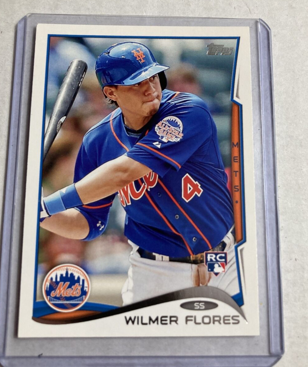 2014 Topps #86- WILMER FLORES Rookie RC Card.
