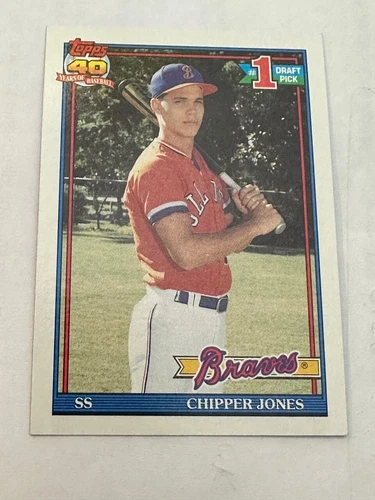 1991 Topps - #333 Chipper Jones (RC)