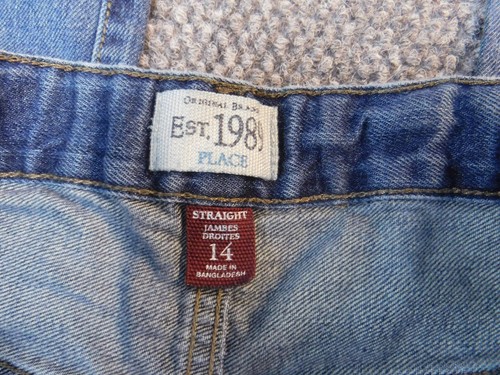 Place Est 1989 Boys jeans size 14 blue 25x26 straight - Picture 5 of 13