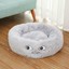 thumbnail 8 - Pet Dog Cat Calming Bed Round Nest Puppy Warm Soft Plush Comfortable F Sleeping