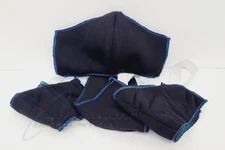 4 Multi-Layer Over-The-Head Reusable Washable Face Mask Special Black