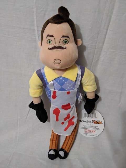 Hello Neighbor Video Game Plush Mr. Peterson Plush 21'' Jumbo Doll NWT New Tags for sale online