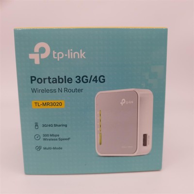 TP-Link TL-MR3020 N300 WLAN Nano Mobiler Router (300Mbit/s 2,4GHz, tragbar, 3G/4