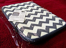 Amzer Neoprene Sleeve Case For 7-7.75 Inch Tablets - Zebra Stripe Falls Design