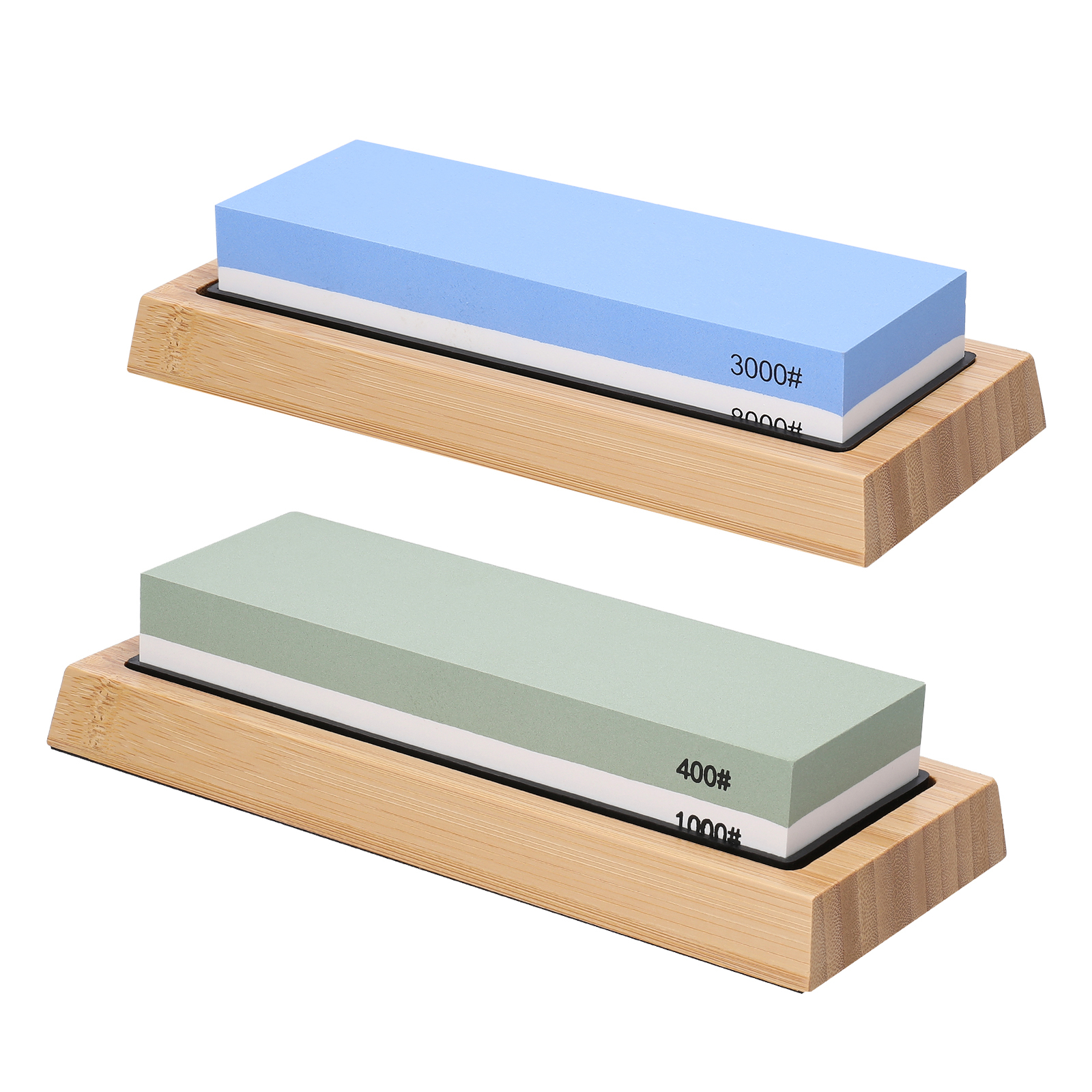 Knife Sharpening Stone Set Whetstone Sharpener Stone Set + Belt Non ...