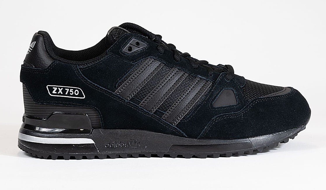 Adidas Originals ZX 750 Black Mens Trainers GW5531 100% Authentic
