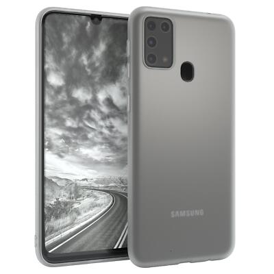 Für Samsung Galaxy M31 Schutzhülle TPU Backcover Tasche Etui Matt Transparent