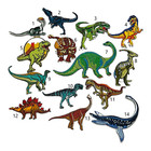 Embroidery Dinosaur Patches Sew On Iron On Patch Flowers Badge Fabric Applique