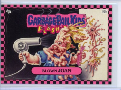 2010 Topps GARBAGE PAIL KIDS Flashback 1 BLOWN JOAN Pink Parallel Sticker 52B
