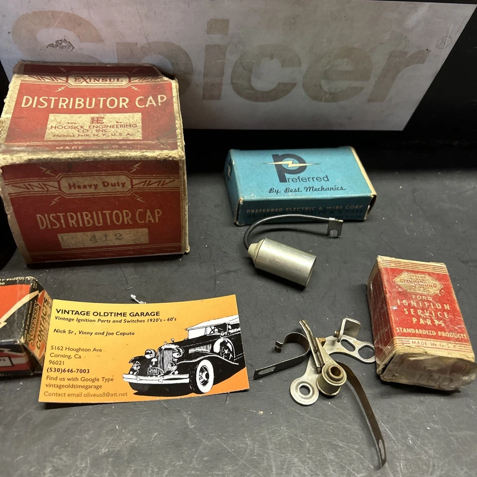 1951 1952 1953 1954 1955 DESOTO DISTRIBUIDOR TUNE UP KIT Foto 3 de 4