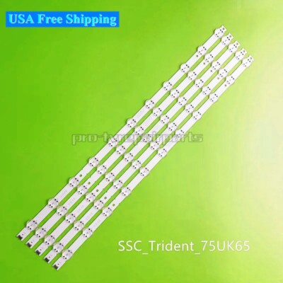 LED Strips For LG SSC_TRIDENT_75UK65 75UK6520 75UK6190 75UK6200 75UK6500PLA