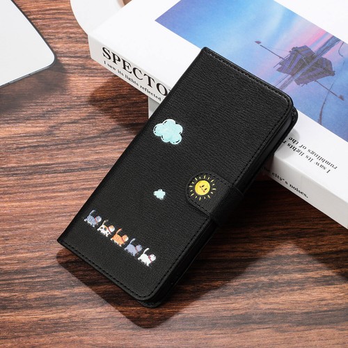 Flip Cat Leather Wallet Phone Case For Samsung S23 S22 S21 S20 Ultra Note 20 - 第 36/46 張圖片