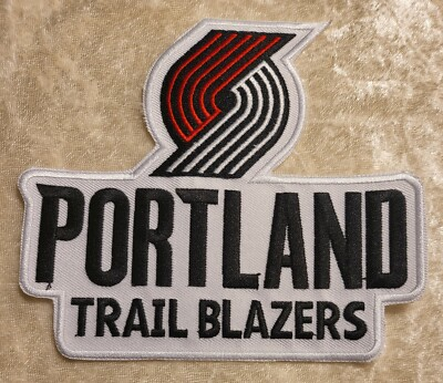 #ad #ad Portland Trail Blazers 3quot; Iron On Embroidered Patch Free Tracking $4.95