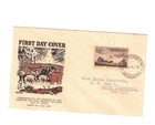 Australia 1955 3 1/2d Cobb on GUTHRIE FDC,cds SOUTH JOHNSTONE Qld