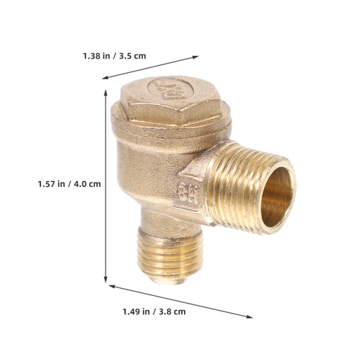 2 Pack Luftkompressorprüfventil Druckluftkompressor Mit Pneumatischem - Bild 12 von 12